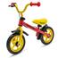 Bicicletă de echilibru Baby Mix pentru copii cufrână Traveller , roșu