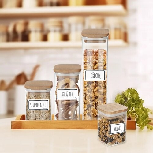 Orion Set de autocolante pentru condimenteWHITELINE 2 x 23 buc.