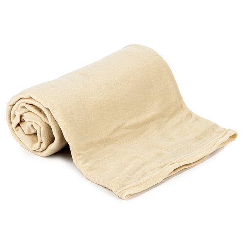 Fleecová deka UNI béžová, 150 x 200 cm