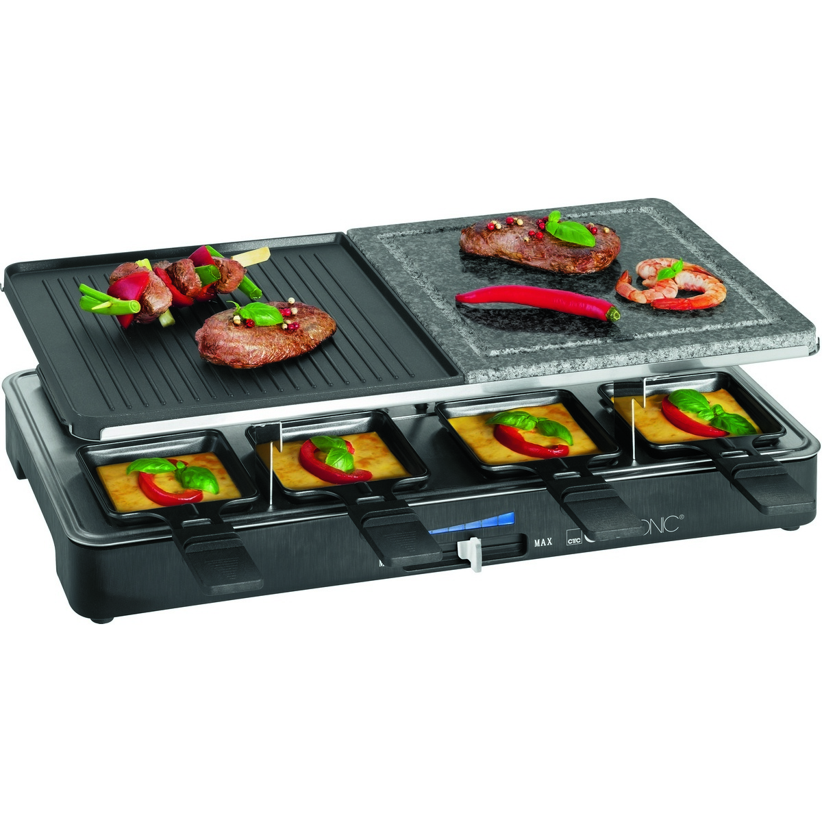 Clatronic RG 3518 raclette grill 3in1