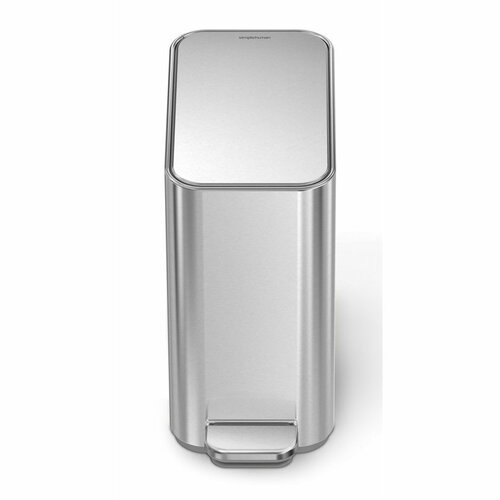 Simplehuman Вузький педальний кошик для сміття  5 л, нержавіюча сталь