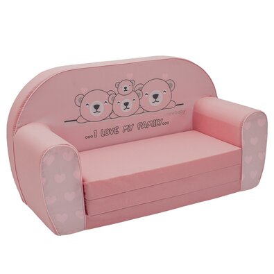 Nowa dziecięca sofa rozkładana Kocham moją rodzinę