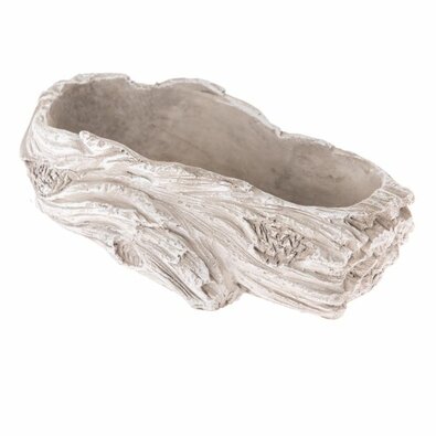 Doniczka Korzeń drzewa, beżowy, 20 x 8 x 10,5 cm