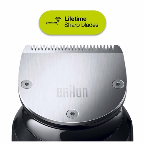 Braun BT 7220 zastřihovač vousů Metallic Grey