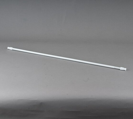 Vitrážní tyčka California bílá, 120/225 cm
