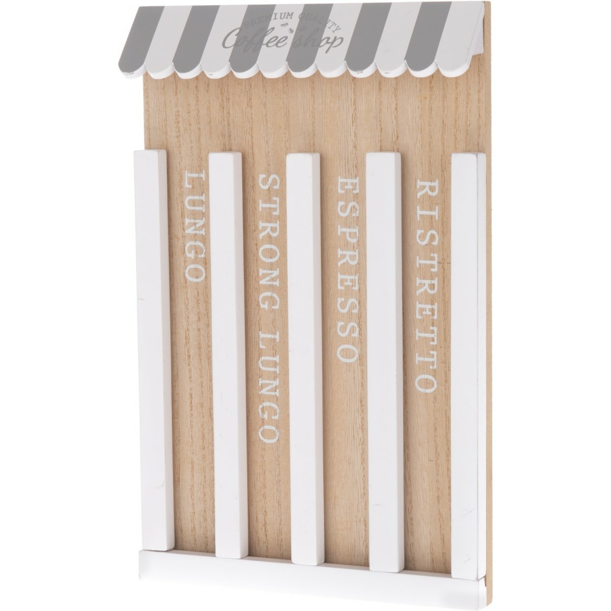 Drewniany pojemnik na kapsułki Coffee Shop, 19 x 30 cm