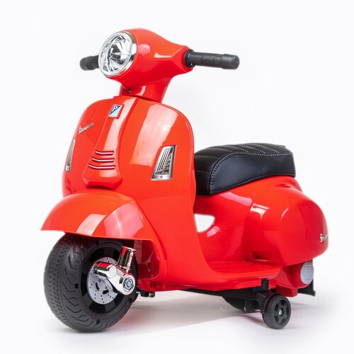 Baby Mix Elektryczny motocykl dla dzieci Vespa, czerwony