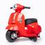 Baby Mix Elektryczny motocykl dla dzieci Vespa, czerwony