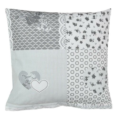 Bellatex Prevleka za blazino Srdce patchwork, 40 x60 cm