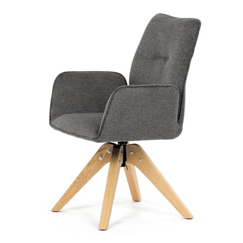 Scaun de sufragerie DCH-C2148 GREY2 cu materialimpermeabil