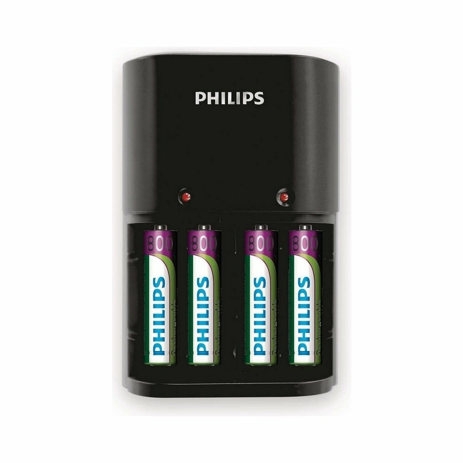 Obrázok Philips Philips SCB1450NB/12 - Nabíjačka baterií MULTILIFE 4xAAA 800 mAh 230V P2245