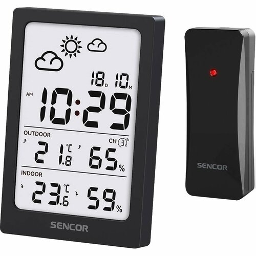Sencor SWS 2300 B meteorologická stanica, čierna