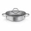 Tescoma SteelCRAFT mély serpenyő fedővel  átmérő 24 cm, 2 fogantyúval