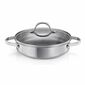 Tescoma SteelCRAFT mély serpenyő fedővel  átmérő 24 cm, 2 fogantyúval