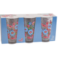 Sada sklenic Flowers, 3 ks, 300 ml