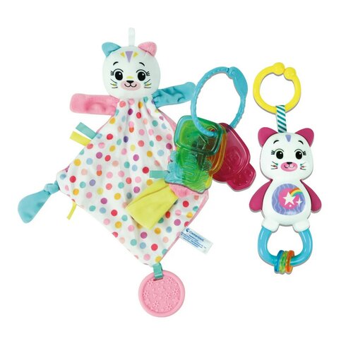 Jucărie Clementoni Clemmy baby - Prima mea pisicuță de pluș în cutie cadou