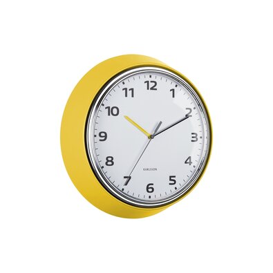Karlsson 6006YE design falióra sárga, 34 cm átmérővel