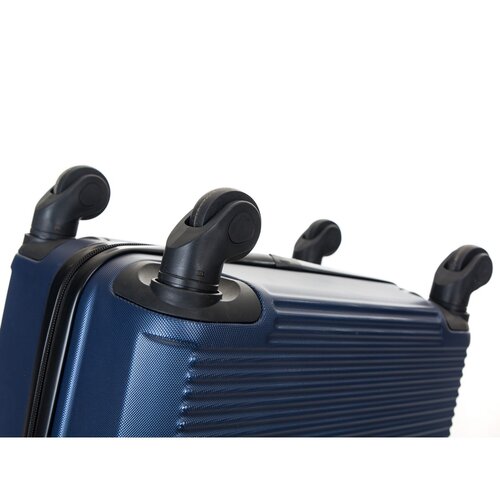 Pretty UP Cestovný škrupinový kufor ABS03 L, modrá