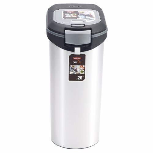 Curver Posoda za krmo, srebrna, 54 l