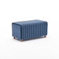 Taburet Mabel Pouf albastru