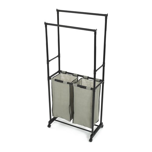 Stojan s úložným prostorem GD-176 BK, plast, černá