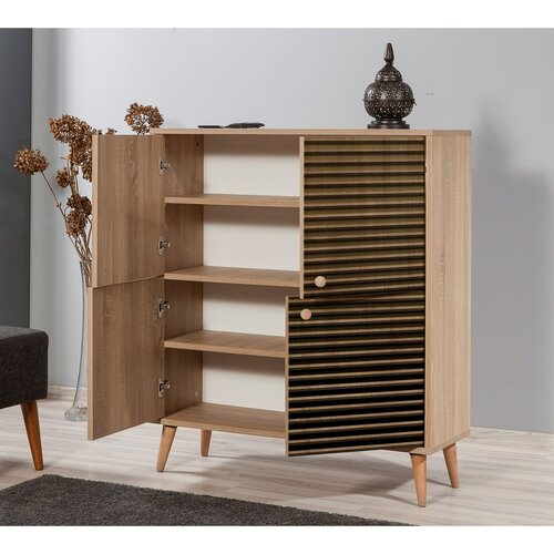 Dulap Mega Sonoma Oak Stripes II