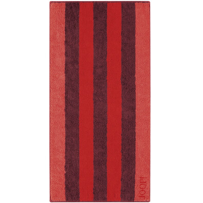 JOOP! Ręcznik kąpielowy Gala Stripes Mohn, 80 x 150 cm