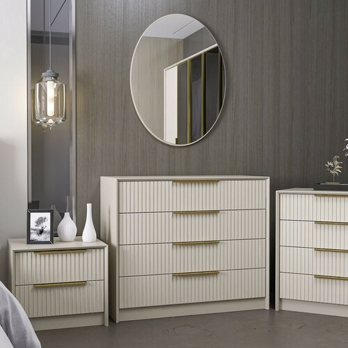 Komoda se zrcadlem Kale Beige