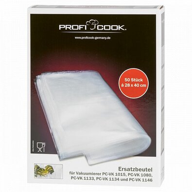 ProfiCook VK 1015 vákuovacie vrecká 28 x 40 cm, 50 ks