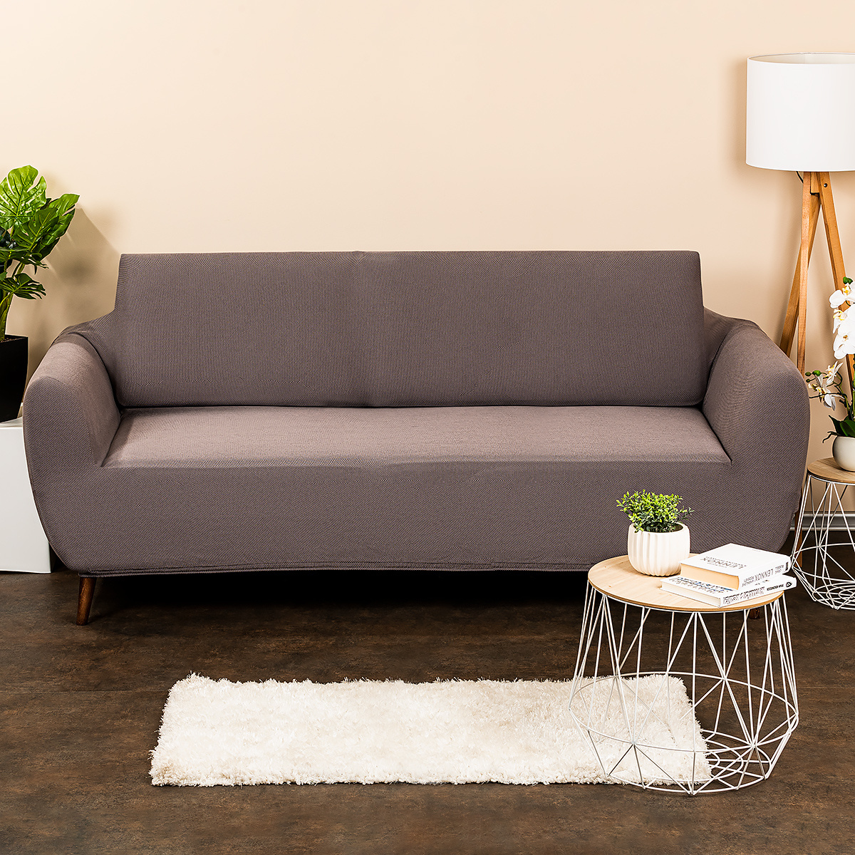 Poza Husa multielastica 4Home Comfort pentru canapea, gri, 180 - 220 cm