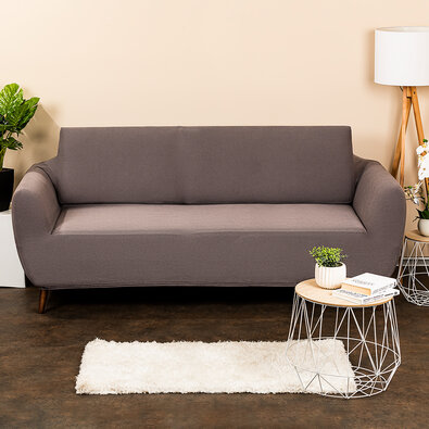 Husă multielastică 4Home Comfort pentru canapea, gri, 180 - 220 cm