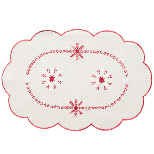 Serweta świąteczna Płatki śniegu, 30 x 45 cm