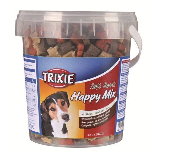 Trixie Soft Snack Happy MIX kuře, jehněčí, losos 5