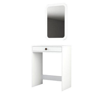Kosmetický stůl Lizbon Mirror White