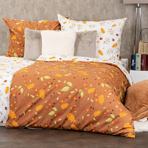 Lenjerie de pat 4Home Toamnă, din bumbac, 220 x 200 cm, 2 buc. 70 x 90 cm