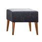 Taburet Zeni Puf Dark Grey