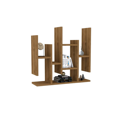Wandregal Flower Walnut