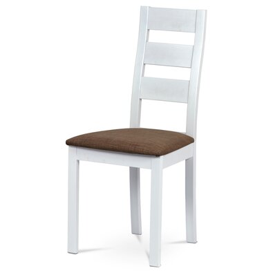 Scaun de masă din lemn masiv BC-2603 WT, alb