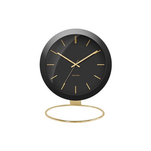 Karlsson KA5832BK Dizajnové stolné hodiny, 25 cm