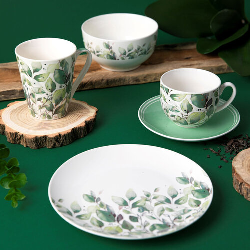 Florina 3dílná porcelánová sada Olive