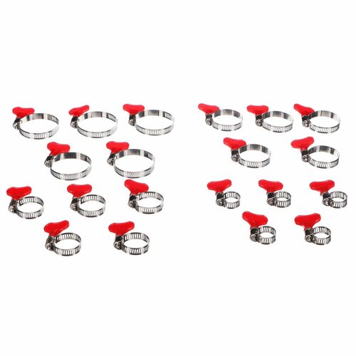 Sixtol Hadicowa klamra z motylkiem MECHANICCONNECT SET 20, 10-44 mm, 20 szt.