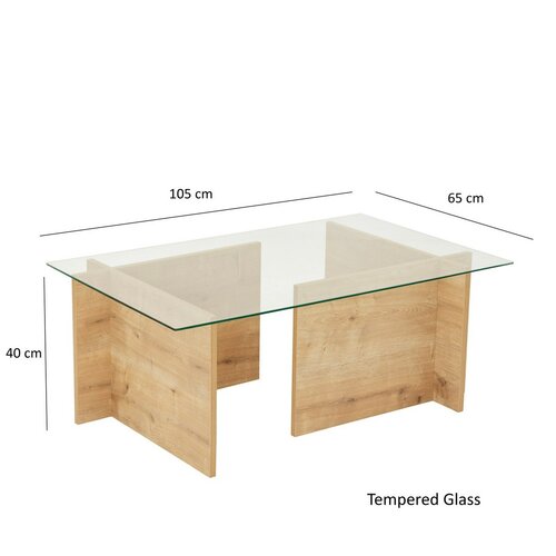 Măsuță de cafea Escape Sapphire Oak