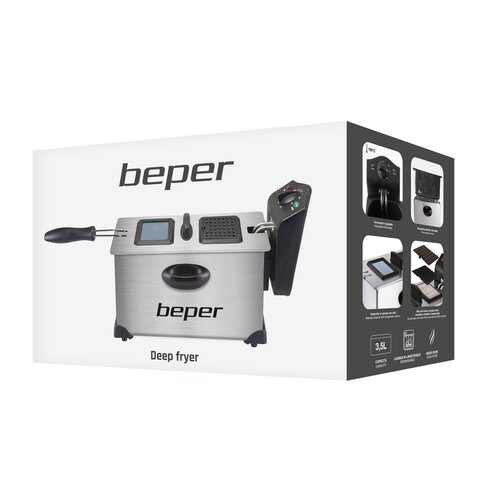 Beper BC353 friteuză din oțel inoxidabil 3,5 l