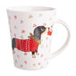 Altom Porzellanbecher Dackel, 300 ml