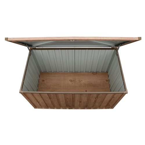 Duramax Garten-Aufbewahrungsbox Braun, 134 x 74 cm