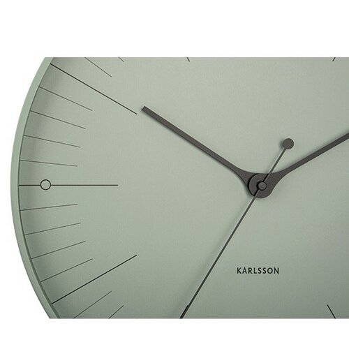 Karlsson 5769GR stylowy zegar ścienny, śr. 40 cm