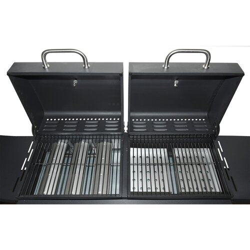 Grătar combinat 2in1 Cattara 13042 Couple, 159 x 102 x 49 cm