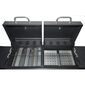 Grătar combinat 2in1 Cattara 13042 Couple, 159 x 102 x 49 cm