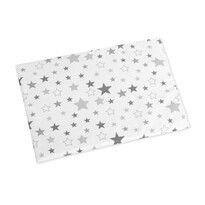 Pernă de pătuț pentru bebeluș Bellatex Stars gri,43 x 32 cm