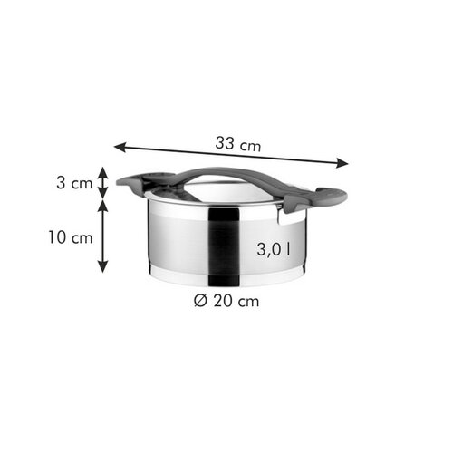 Tescoma Kasserolle mit Deckel ULTIMA, 20 cm